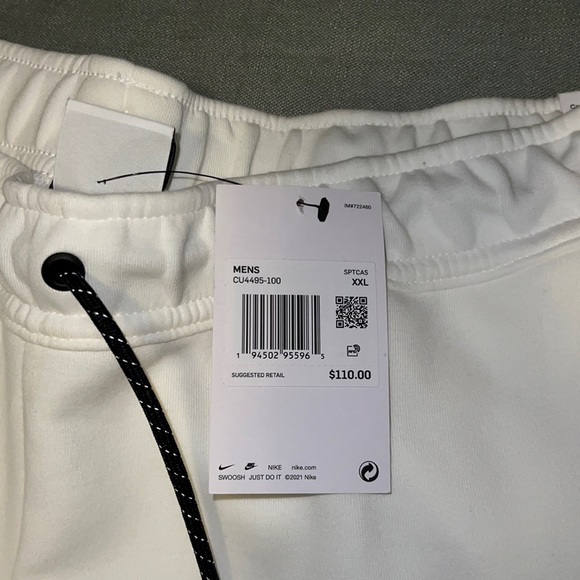 Nike Tech Fleece Tracksuit White/Black 2XTALL Jacket CU4489-100
Pants CU4495-100 - Picture 3 of 10